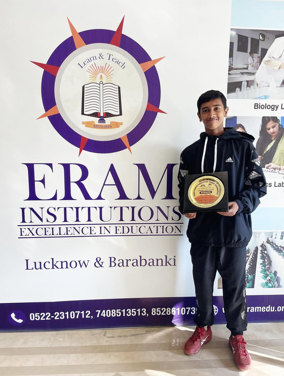 Proud moment for Eram Public College img
